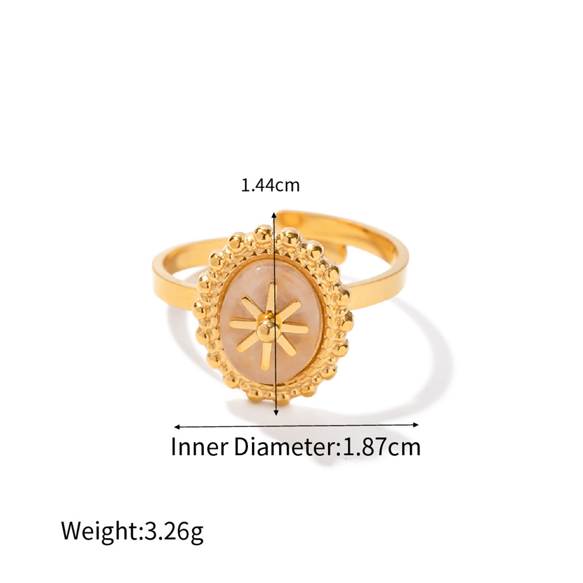 Instagram-inspired Open Band Ring - Fade-resistant & Lightweight Stainless Steel Ring