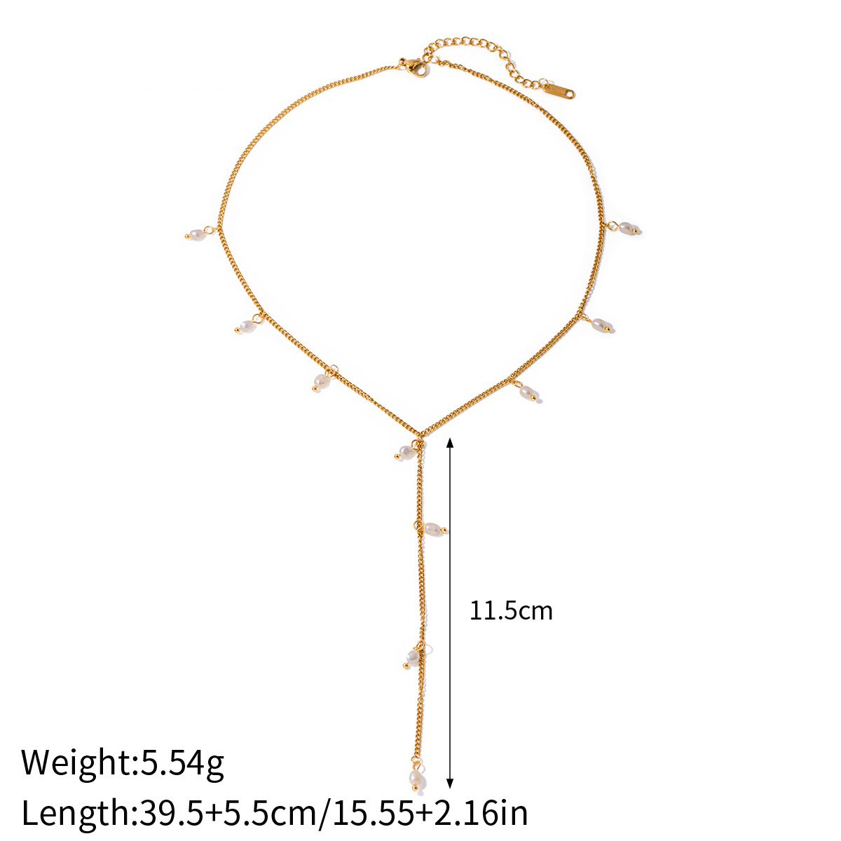 Open Heart Collar Necklace - Tarnish-Free Stainless Steel Layering Pendant for Everyday Wear
