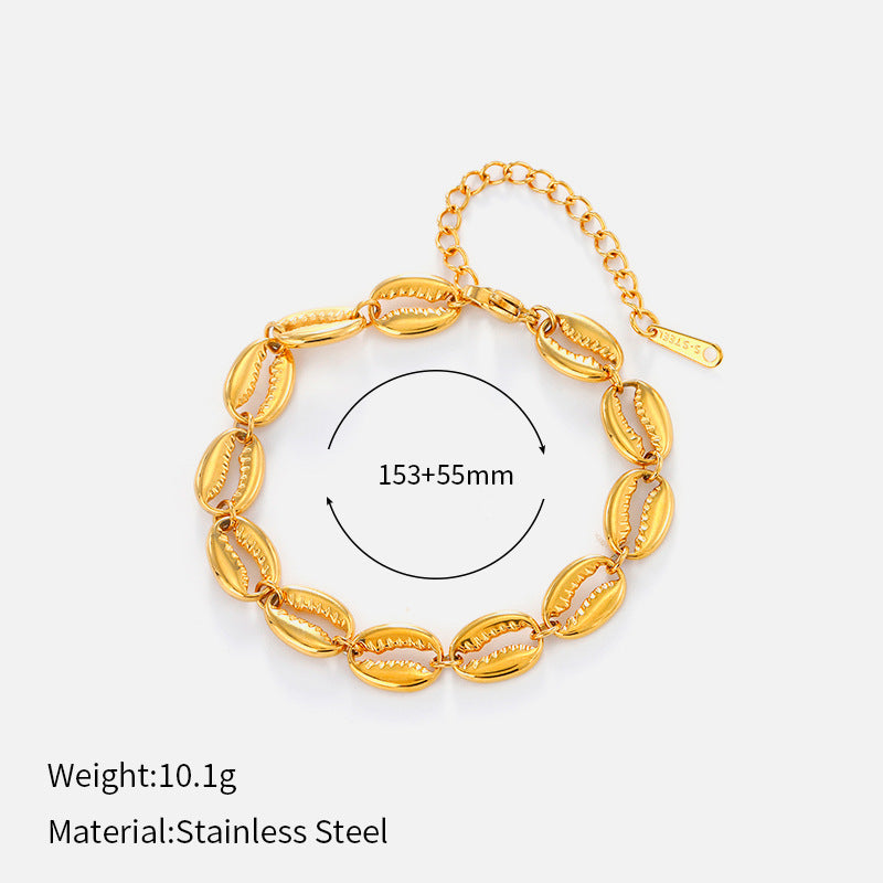 Braided Cable Mesh Bracelet for Men & Women - Luxury Retro Cuff in Gold/Silver Titanium Steel