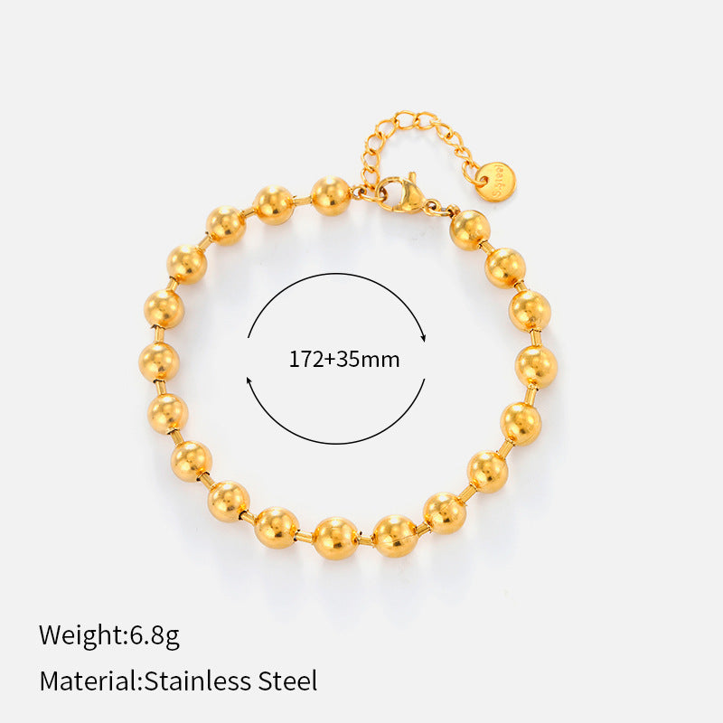 Braided Cable Mesh Bracelet for Men & Women - Luxury Retro Cuff in Gold/Silver Titanium Steel
