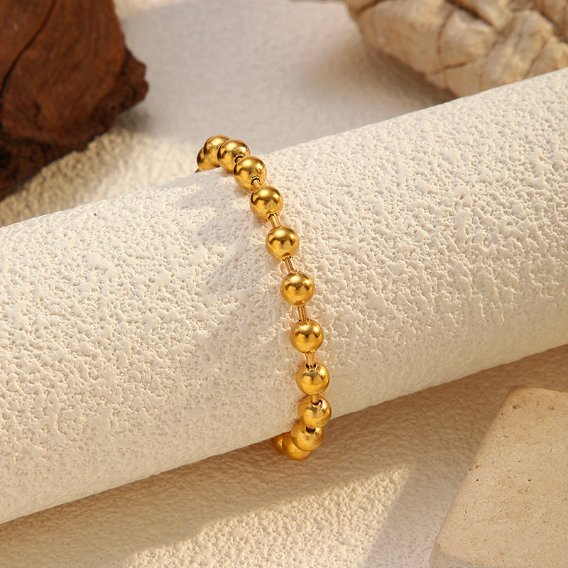 Braided Cable Mesh Bracelet for Men & Women - Luxury Retro Cuff in Gold/Silver Titanium Steel